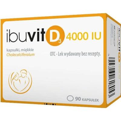 Ibuvit D3 4000 IU x 90 kapsułek