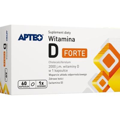 WITAMINA D3 FORTE APTEO 2000 j.m. x 60 kapsułek
