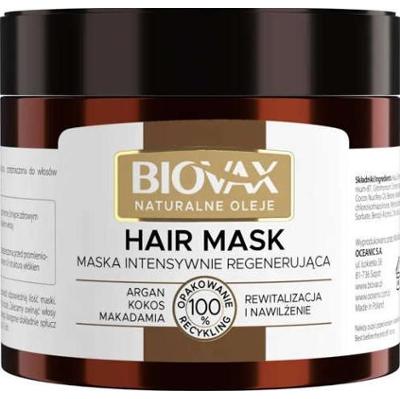 BIOVAX Intensywnie regenerująca maseczka do włosów Argan, Makadamia, Kokos 250ml
