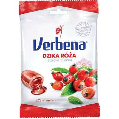 VERBENA Dzika Róża Cukierki ziołowe z Vit.C 60g