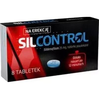 Silcontrol 25mg x 8 tabletki