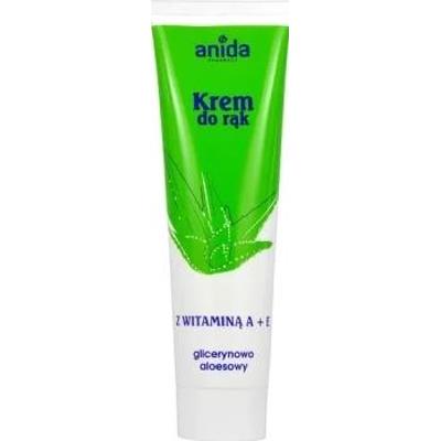 ANIDA Krem do rąk glicerynowo aloesowy z witaminą A + E 100ml