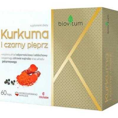 Biovitum Kurkuma i czarny pieprz x 60 kapsułek