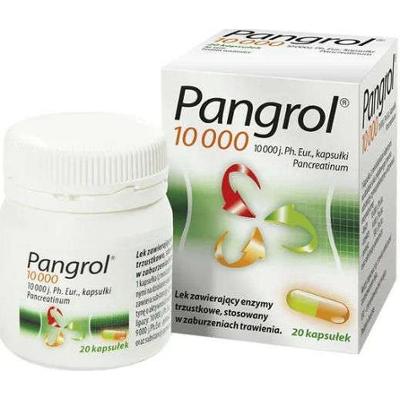 PANGROL 10000j.m. x 20 kaps.