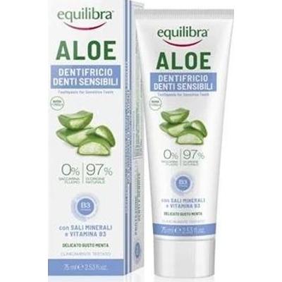 EQUILIBRA Sensitive pasta do wrażliwych zębów i dziąseł żel aloesowy 75ml