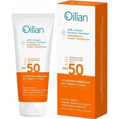 OILLAN Sun ochronna emulsja do twarzy i ciała SPF50+ 100ml