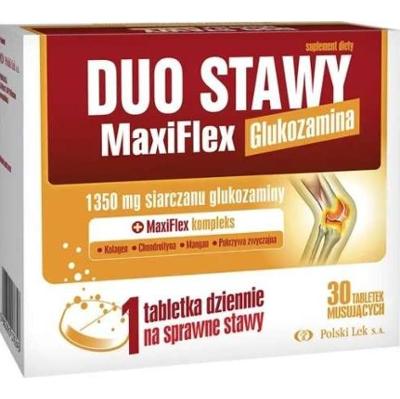 DUO STAWY Maxiflex Glukozamina x 30 tabl. musujących