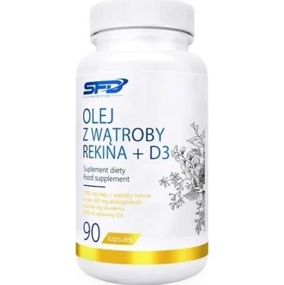 SFD Olej z wątroby rekina + D3 x 90 kapsułek