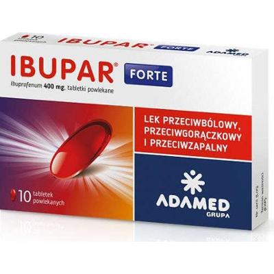 Ibupar Forte 0,4g x 10 tabletek