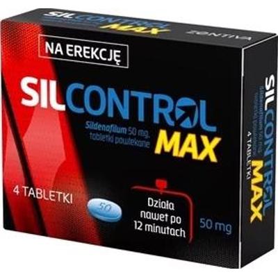 Silcontrol Max 50mg x 4 tabletki