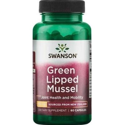 SWANSON Nowozelandzka liofilizowana zielona małża 500mg x 60 kapsułek