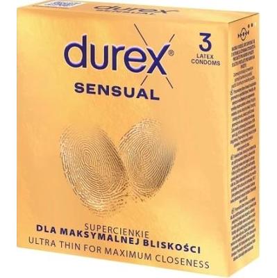 DUREX Sensual Supercienkie x 3 sztuk