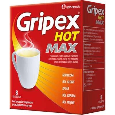 GRIPEX Hot MAX x 8 saszetek