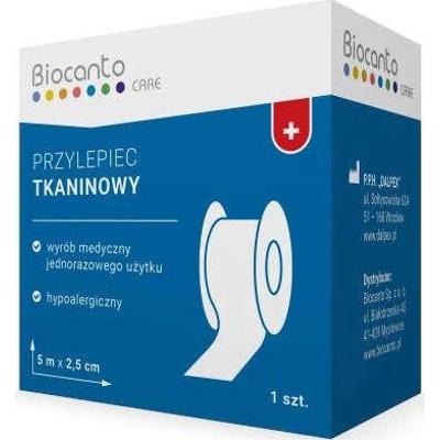 BIOCANTO Przylepiec tkaninowy 5m x 2,5cm x 1 sztuka