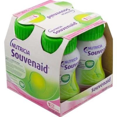 Souvenaid płyn o smaku truskawkowym 4 x 125ml
