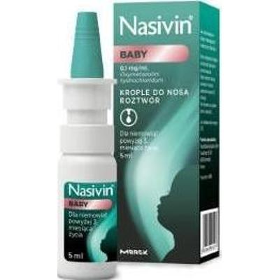 NASIVIN Baby 0,1mg/ml krople do nosa 5ml