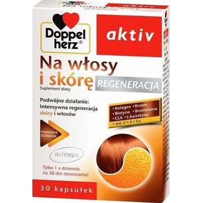 DOPPELHERZ Na włosy i skórę regeneracja x 30 kapsułek