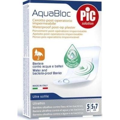 PIC AquaBloc pooperacyjny plaster antybakteryjny 5x7cm x 5 sztuk