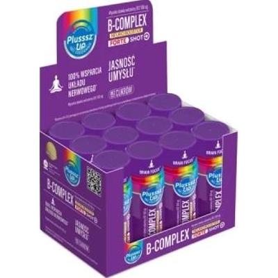 Plusssz Up B-Complex Neuro Booster Forte Shot Smak Malinowy 50ml x 12 sztuk