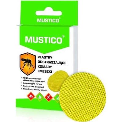 MUSTICO Plastry odstraszające komary i meszki x 12 sztuk