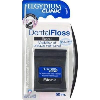 ELGYDIUM nić dentystyczna czarna 50m