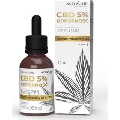 CBD 5% ODPORNOŚĆ z witaminą D3 krople 12ml
