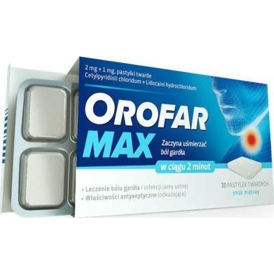 OROFAR MAX x 30 pastylek