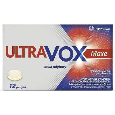 Ultravox Maxe smak miętowy x 12 pastylek