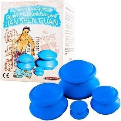 Bańki akupunkturowe chińskie gumowe x 4 sztuki