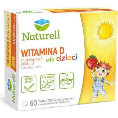 Witamina D dla dzieci x 60 tabletek do rozgryzania i żucia