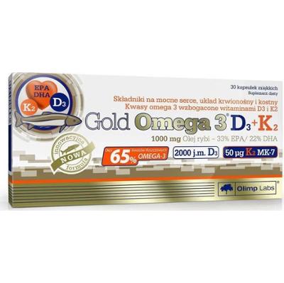 OLIMP Gold Omega 3 D3+K2 x 30 kapsułek