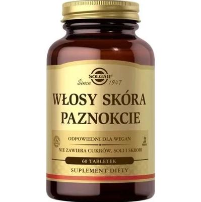 SOLGAR Włosy, Skóra, Paznokcie x 60 tabletek