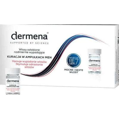 DERMENA MEN Kuracja dla mężczyzn hamuje wypadanie włosów 5ml x 15 ampułek