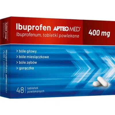 Ibuprofen Apteo Med 400mg x 48 tabletki