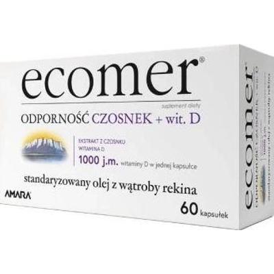 Ecomer Odporność Czosnek + Witamina D x 60 kapsułek
