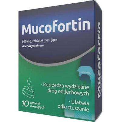 Mucofortin 600mg x 10 tabletek musujących