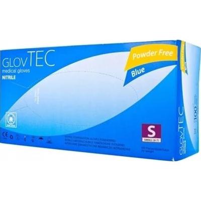Rękawice Nitrylowe Bezpudrowe Glovtec Blue S x 100 sztuk