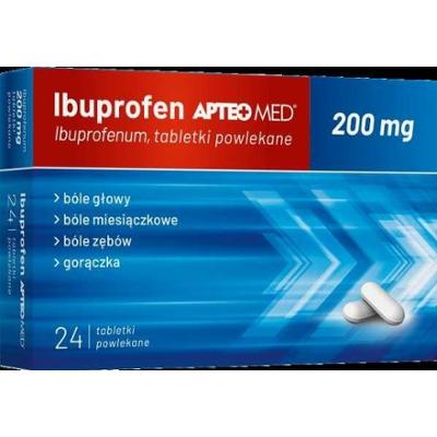 Ibuprofen Apteo Med 200mg x 24 tabletki