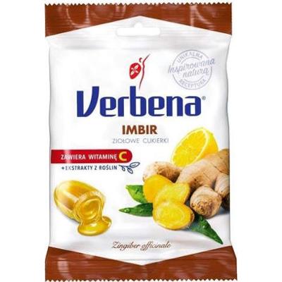 Verbena cukierki imbir 60g