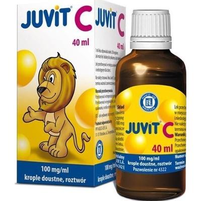 JUVIT C 0,1g/1ml krople 40 ml