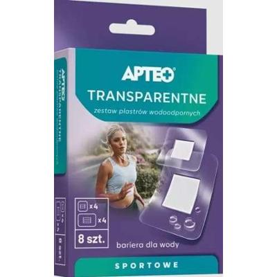 APTEO Zestaw plastrów wodoodpornych transparentnych x 8 sztuk