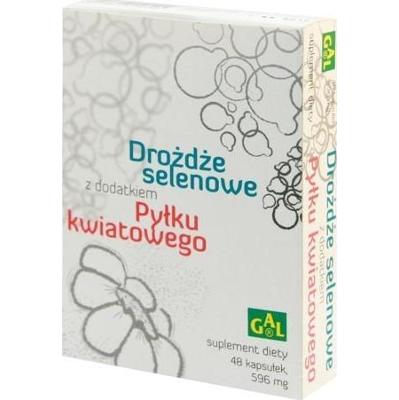 Drożdże selenowe + pyłek kwiatowy x 48 kapsułek
