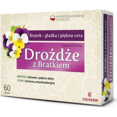 DROŻDZE Z BRATKIEM x 60 tabletek