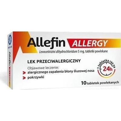 Allefin Allergy 5mg x 10 tabletek powlekanych