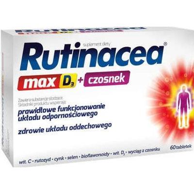 Rutinacea Max D3 + czosnek x 60 tabletek