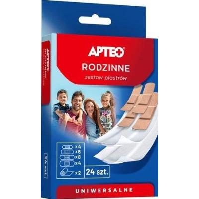 APTEO CARE Zestaw plastrów uniwersalnych x 24 sztuki