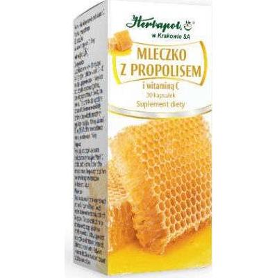 Mleczko z Propolisem i witaminą C x 30 kapsułek