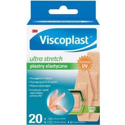 VISCOPLAST Ultra Stretch plastry x 20 sztuk