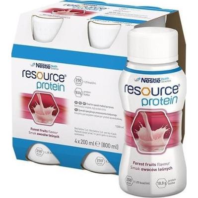Resource Protein smak owoce leśne 200ml x 4 sztuki