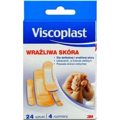 Viscoplast Wrażliwa Skóra zestaw plastrów x 24 sztuki